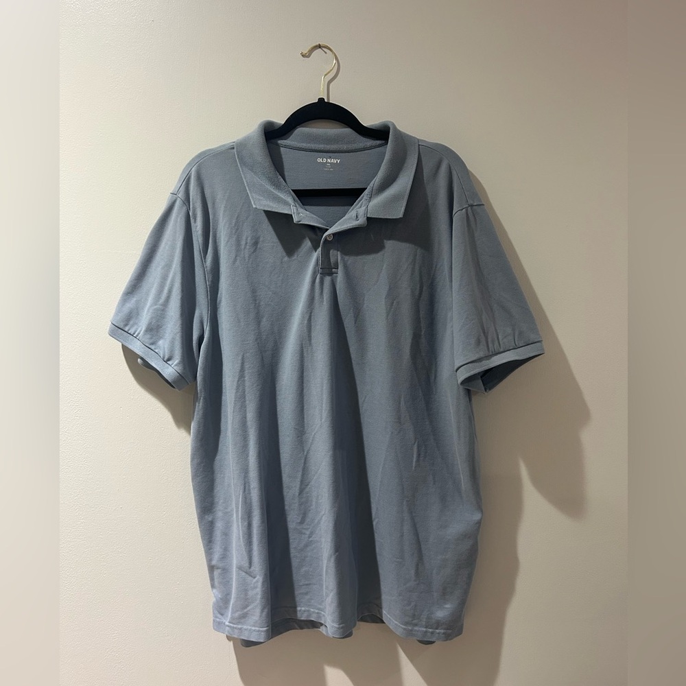 Men’s Old Navy Blue Short Sleeve Polo Size  XXL
